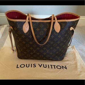 Louis Vuitton Neverfull MM Cerise/Cherry 🍒